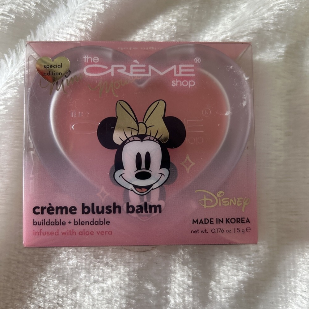 The Creme Shop Limited Edition Minnie Mouse Pink Blush Balm Disney. Date night.